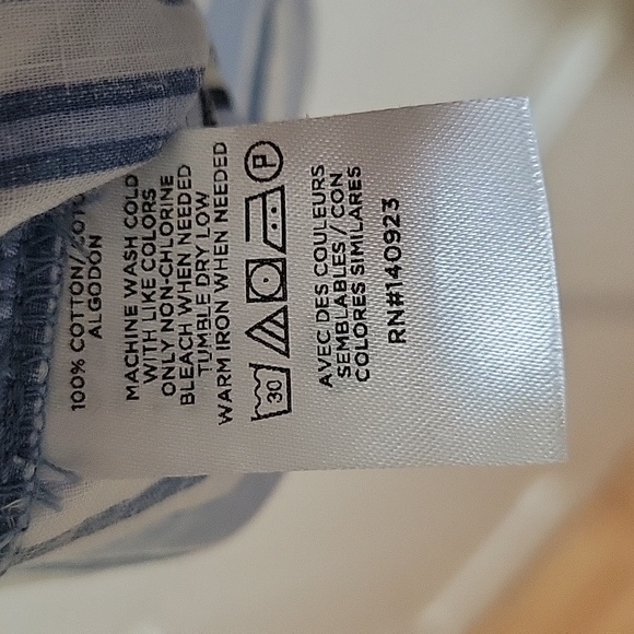 Loft cotton, tie front top. - Picture 3 of 3